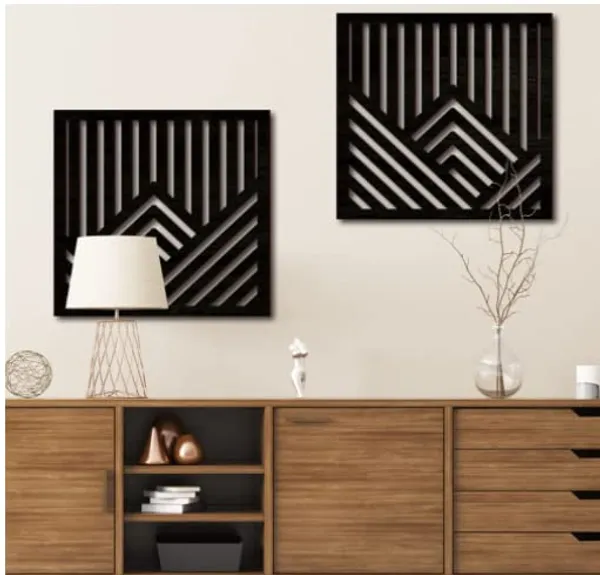 Pack_Of_2_Black_Wooden_Wall_Hanging_Squre_Panel_(12_X_12_Inch)