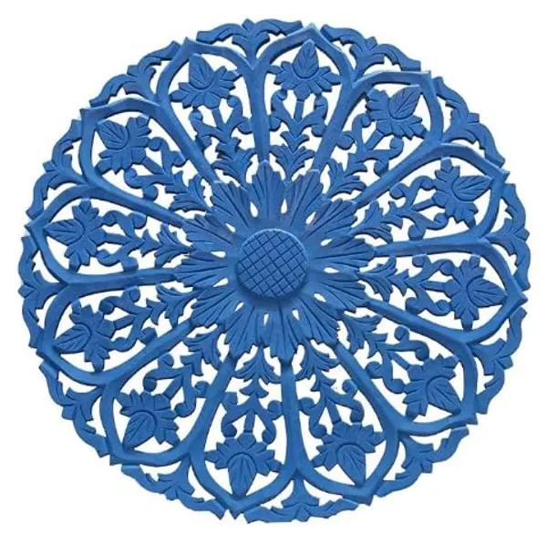 Pack_Of_2_Blue_Hand_Crafted_Wooden_Round_Wall_Panel_(24_X_24_Inch)