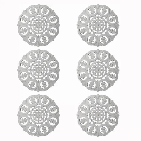 Pack_Of_6_White_Wood_Carving_Wall_Decoration_Panel_(30_X_30_Cm)