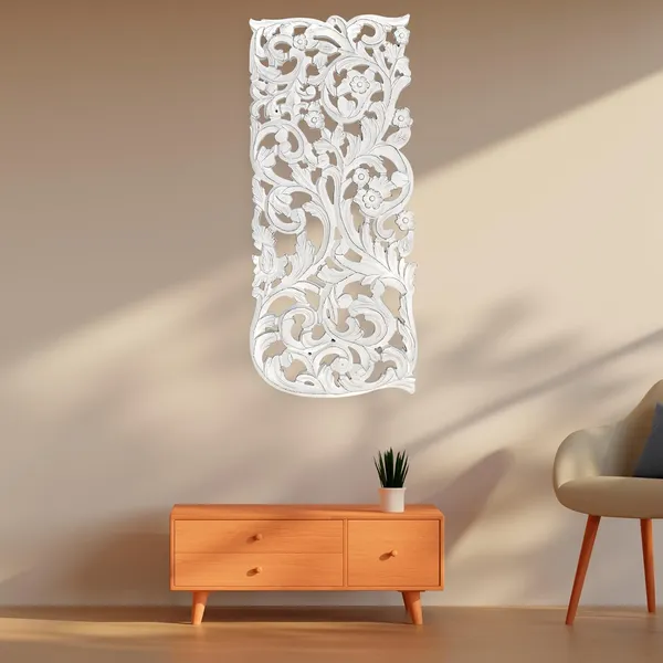 Pack_Of_1_White_Curve_Wooden_Designer_Wall_Hanging_Plaques_(12_X_27_Inch)