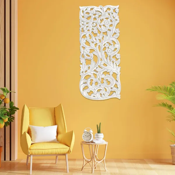 Pack_Of_1_White_Curve_Wooden_Designer_Wall_Hanging_Plaques_(12_X_27_Inch)