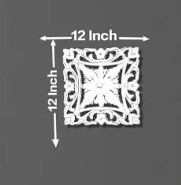 White_Decorative_&_Hand_Crafted_Finished_Wooden_Wall_Decor_(12_X_12_Inch)