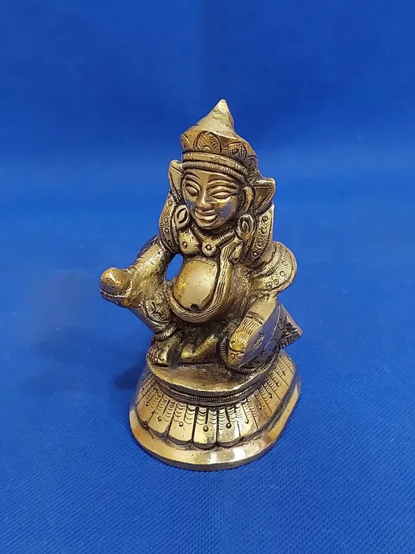 280_-_BRASS_KUBER__STATUE__(_Height_-_4_Inch_/_Length_-_2.5_Inch_)_