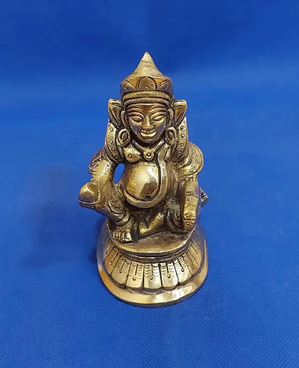 280_-_BRASS_KUBER__STATUE__(_Height_-_4_Inch_/_Length_-_2.5_Inch_)_