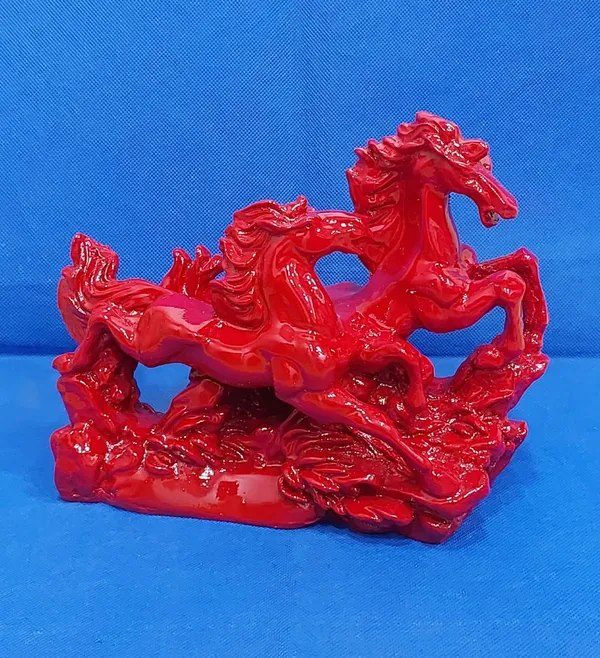 289_-_RED_HORSE_PAIR_STATUE