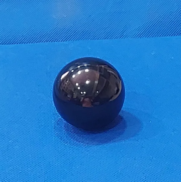 302_BLACK_TOURMALINE_CRYSTAL_BALL__(_Weight_-_130_Gms_/_Width_-_2_Inch_/_Length_-_2_Inch_)