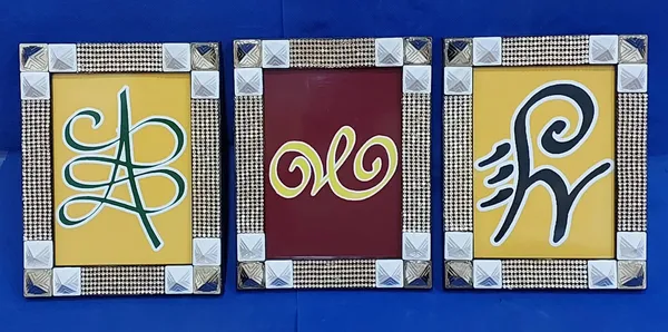 COSMIC_ENERGY_ZIBU_FRAMES_(_1_SET_OF_3_FRAMES_)_FOR_PROSPERITY,_BALANCE_AND_ABUNDANCE__(_700_Gms_/_6.5_x_8.5_Inch_)_