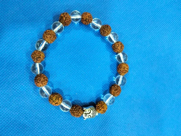 RUDRAKSH_CLEAR_CRYSTAL_BRACELET