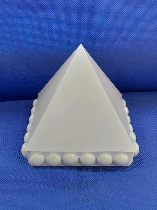 White_Pyra_Activator_White_(_1_Set_Of_4_Pcs_)_Decorative_Showpiece_-_10_Cm_(Fiber,_White)