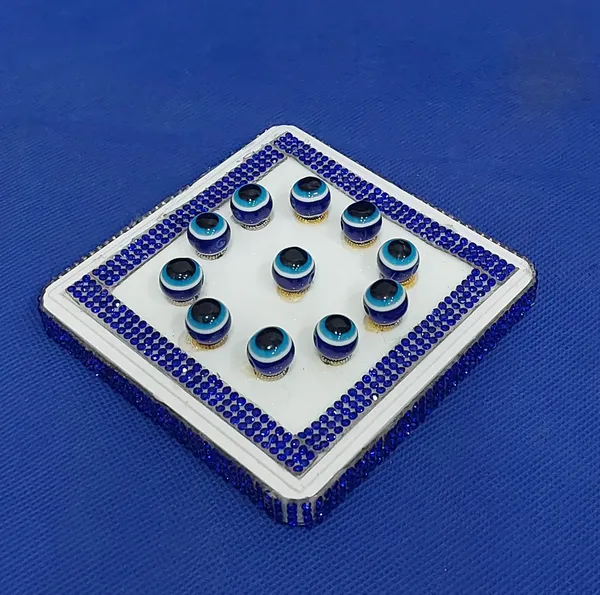 Multicolor_Evil_Eye_Set_Of_11_Stones_&_Gemstone_Fiber_Yantra