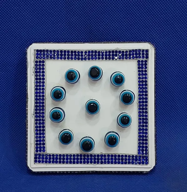 Multicolor_Evil_Eye_Set_Of_11_Stones_&_Gemstone_Fiber_Yantra