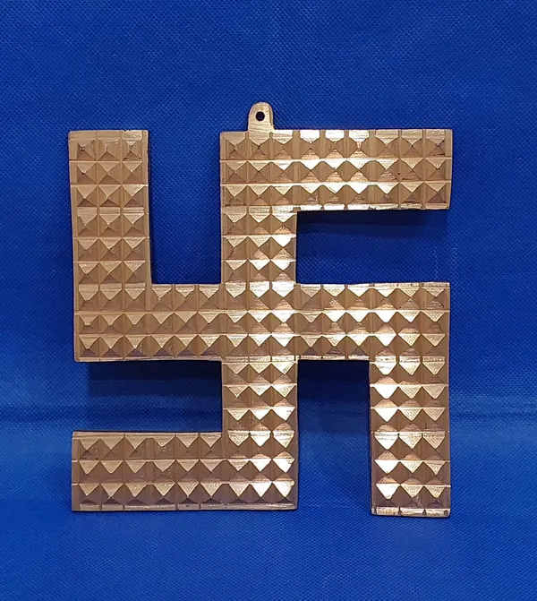 Copper_108_Swastik_Pyramid_To_Protects_From_Negativity_&_Vastu_Dosh_Nivaran_Decorative_Showpiece_-_21_Cm