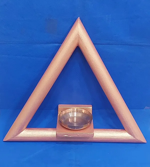 Copper_Agni_Kon_Vastu_Dosh_Nivaran_(_South_East_)_Decorative_Showpiece_-_33_Cm