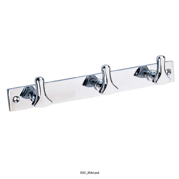 3_Wall_Hooks_for_Hanging_Cloth_in_White_Metal