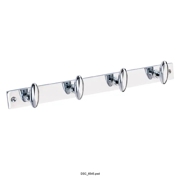 4_Wall_Hooks_for_Hanging_Cloth_in_White_Metal_Round