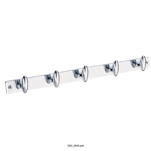 5_Wall_Hooks_for_Hanging_Cloth_in_White_Metal_Round