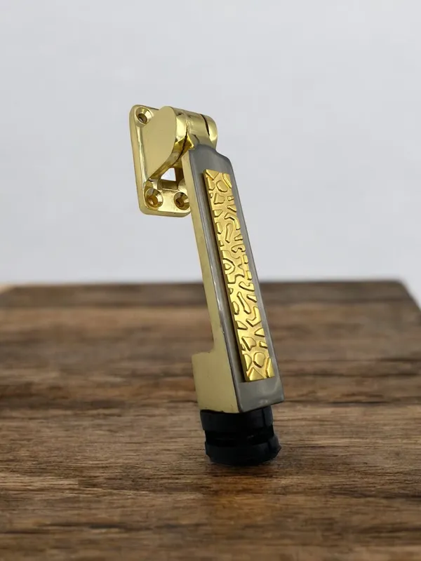 Gold_Finish_Tiger_Door_Stopper