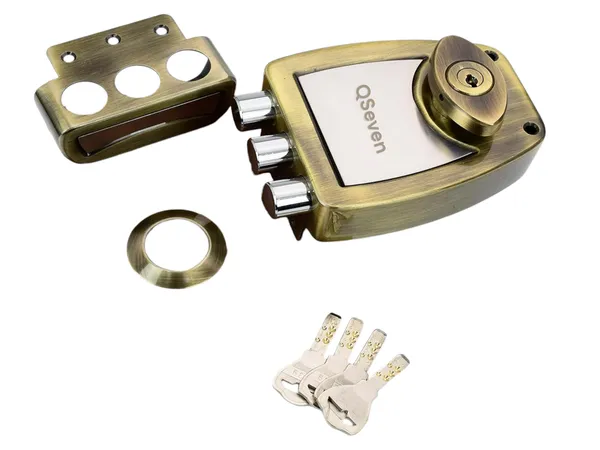 Antique_Finish_Dead-bolt_Lock_3-Pin_both_side_key