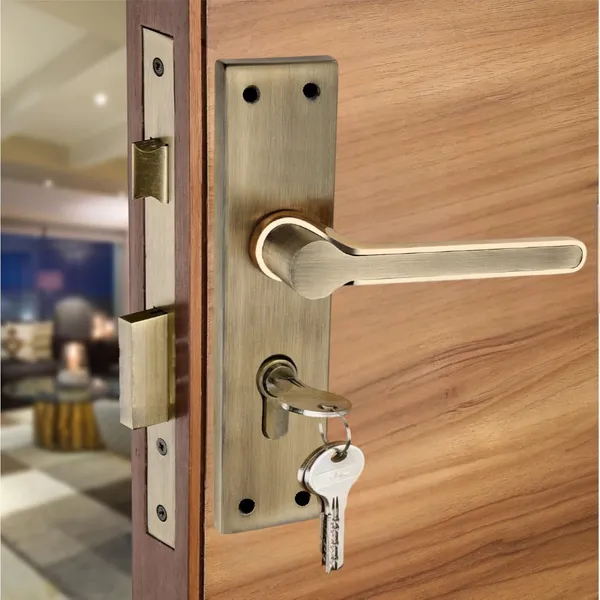 Antique_Gold_Finish_ZIM-60_Mortise_Key_and_Knob_Lock