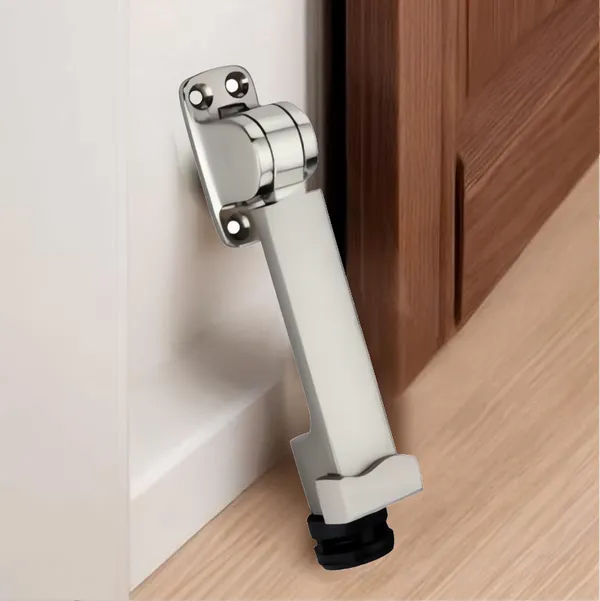 Silver_Satin_Finish_Wave_Doorstopper__For_Door
