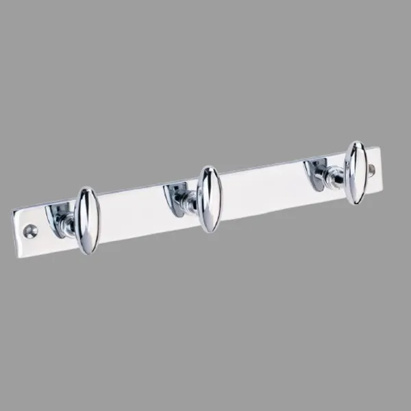 3_Wall_Hooks_for_Hanging_Cloth_in_White_Metal_Round