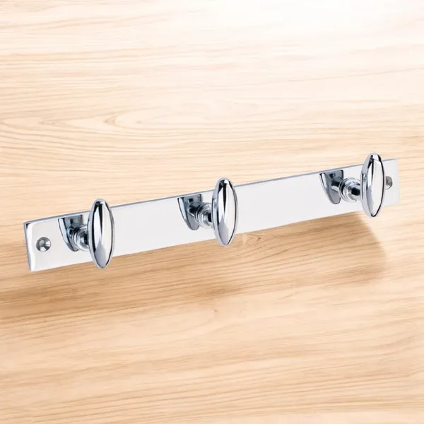 3_Wall_Hooks_for_Hanging_Cloth_in_White_Metal_Round