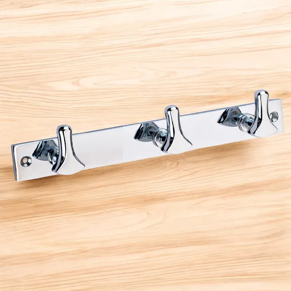 3_Wall_Hooks_for_Hanging_Cloth_in_White_Metal