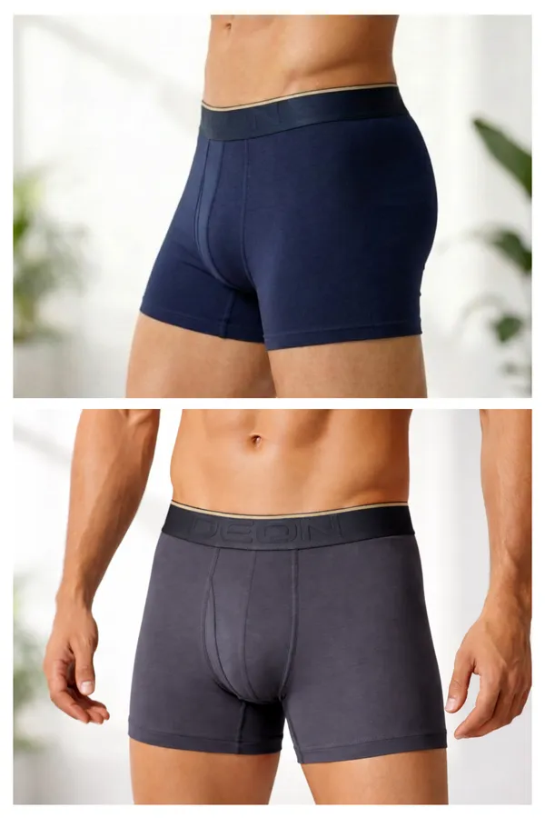 Micromodal_Elastane_Plain_Trunk_|_Luxury_Series_-_3x_softer_than_cotton,_Super_soft_waistband_|_Pack_of_2_(Graphite_Grey,_Midnight_Blue)
