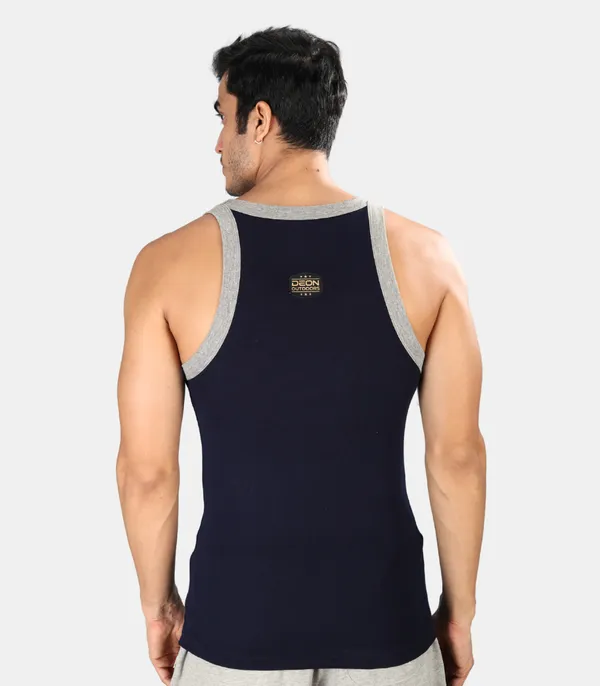 Super_combed_cotton_Rib_Square_Neck_Gym_Vest_|_Contrast_Folding_|_Black-Melange