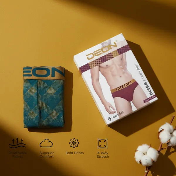 Cotton_Elastane_Printed_Brief_|_Ultra_Series_-_Super_Stretchable,_Metallic_Waistband_|_Teal_Torque