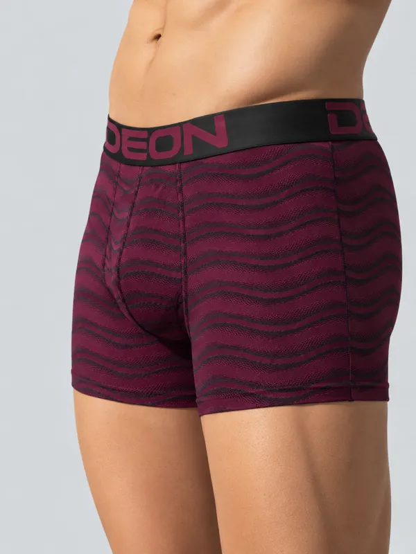 Cotton_Elastane_Printed_Trunk_|_Ultra_Series_-_Super_Stretchable,_Metallic_Waistband_|_Bushstroke_Burgundy