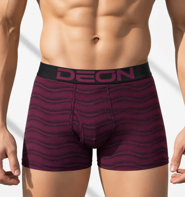 Cotton_Elastane_Printed_Trunk_|_Ultra_Series_-_Super_Stretchable,_Metallic_Waistband_|_Bushstroke_Burgundy