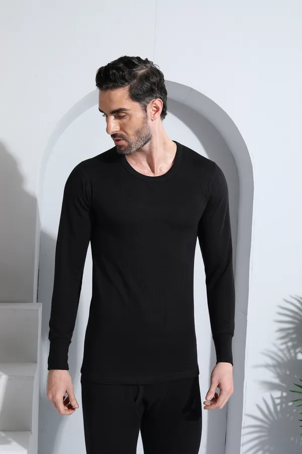Deon_Men's_Round_Neck_Black_Thermal_Upper__Pack_of_2_|_Soft_&_Warm_Winter_Innerwear
