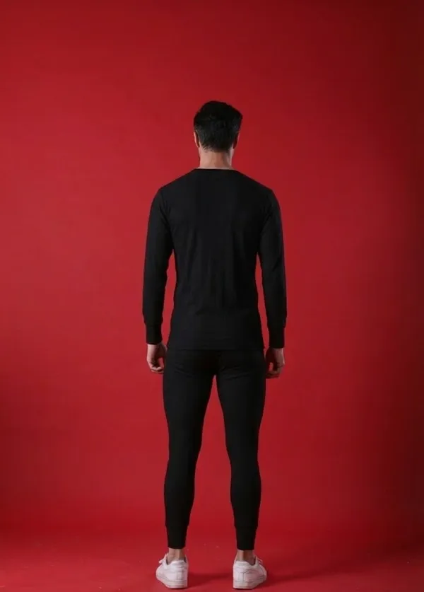 Deon_Men's_V-Neck_Black_Thermal_|_Soft,_Warm_&_Lightweight_Winter_Innerwear