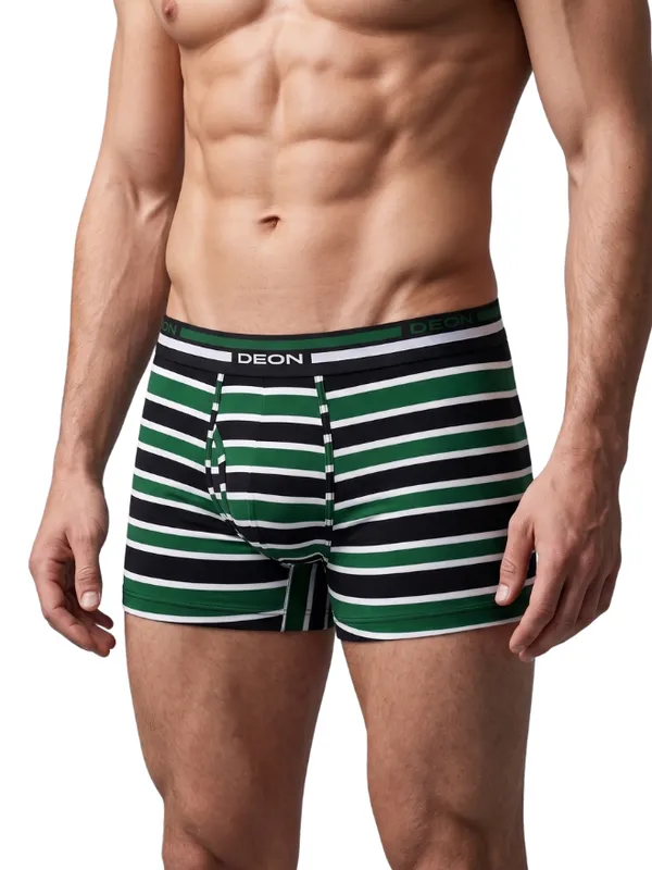 Cotton_Elastane_Striped_Trunk_|_Ultra_Series_-_Super_Stretchable,_Micro_Nylon_Waistband_|_Green-Black