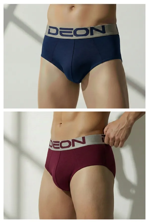 Cotton_Elastane_Plain_Brief_|_Ultra_Series_-_Super_Stretchable,_Metallic_Waistband_|_Pack_of_2_(Crimson_Wine,_True_Navy)