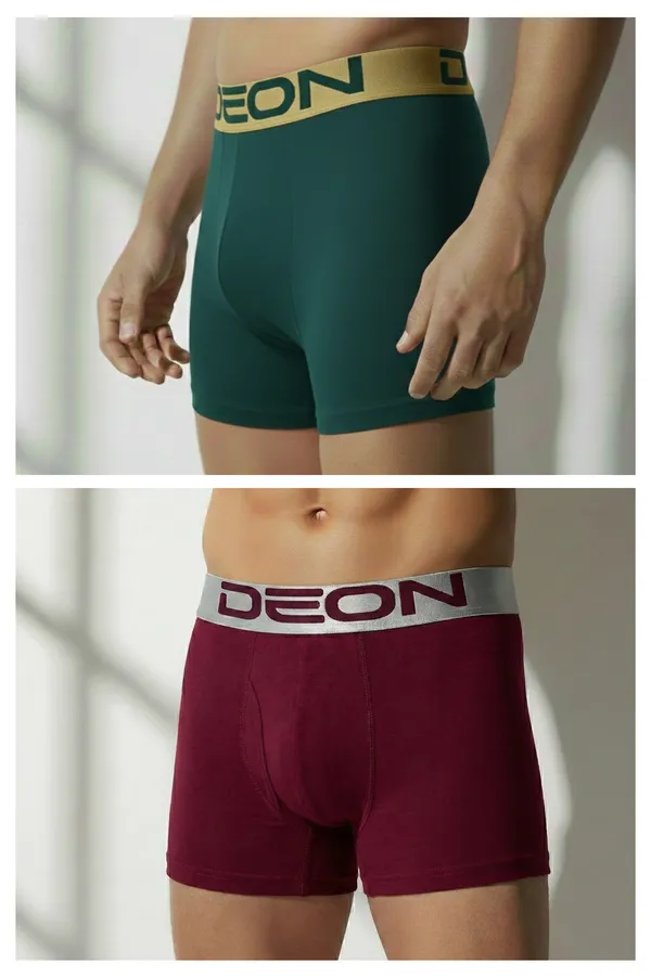 Cotton_Elastane_Plain_Trunk_|_Ultra_Series_-_Super_Stretchable,_Metallic_Waistband_|_Pack_of_2_(Petrol_Green,_Crimson_Wine)