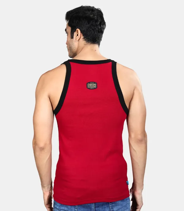 Super_combed_cotton_Rib_Square_Neck_Gym_Vest_|_Contrast_Folding_|_Maroon-Black