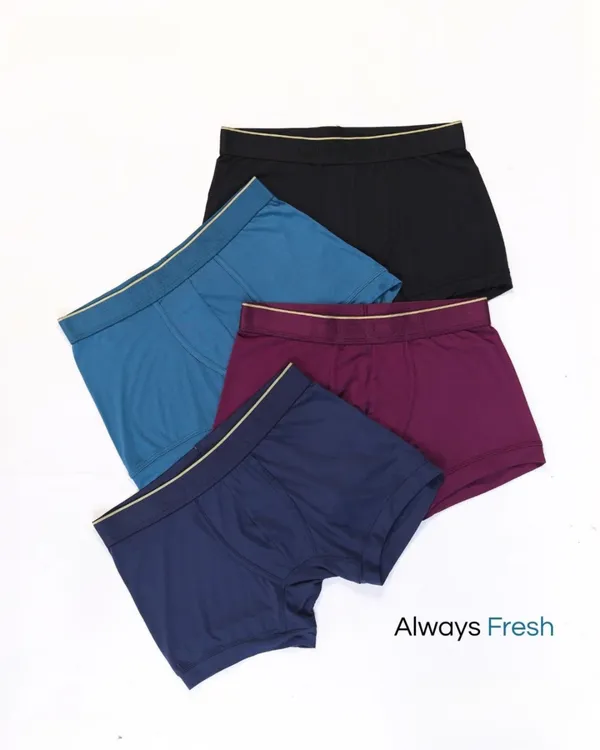 Micromodal_Elastane_Plain_Trunk_|_Luxury_Series_-_3x_softer_than_cotton,_Super_soft_waistband_|_Pack_of_5_(Assorted_Colours)
