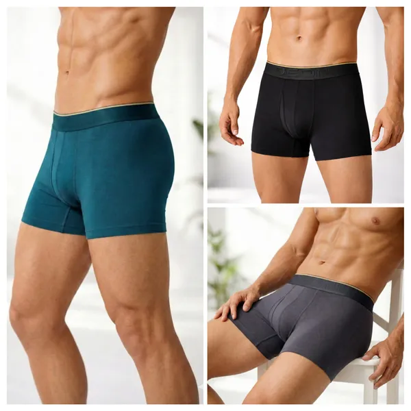 Micromodal_Elastane_Plain_Trunk_|_Luxury_Series_-_3x_softer_than_cotton,_Super_soft_waistband_|_Pack_of_3_(Grey,_Teal,_Black)