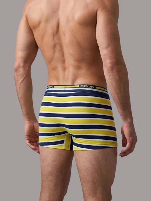 Cotton_Elastane_Striped_Trunk_|_Ultra_Series_-_Super_Stretchable,_Micro_Nylon_Waistband_|_Yellow-Navy