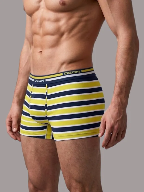 Cotton_Elastane_Striped_Trunk_|_Ultra_Series_-_Super_Stretchable,_Micro_Nylon_Waistband_|_Yellow-Navy