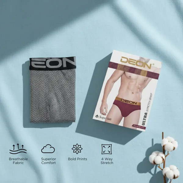 Cotton_Elastane_Printed_Brief_|_Ultra_Series_-_Super_Stretchable,_Metallic_Waistband_|_Sterling_Silver