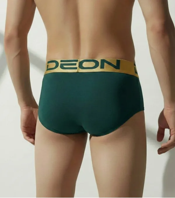 Cotton_Elastane_Plain_Brief_|_Ultra_Series_-_Super_Stretchable,_Metallic_Waistband_|_Petrol_Green