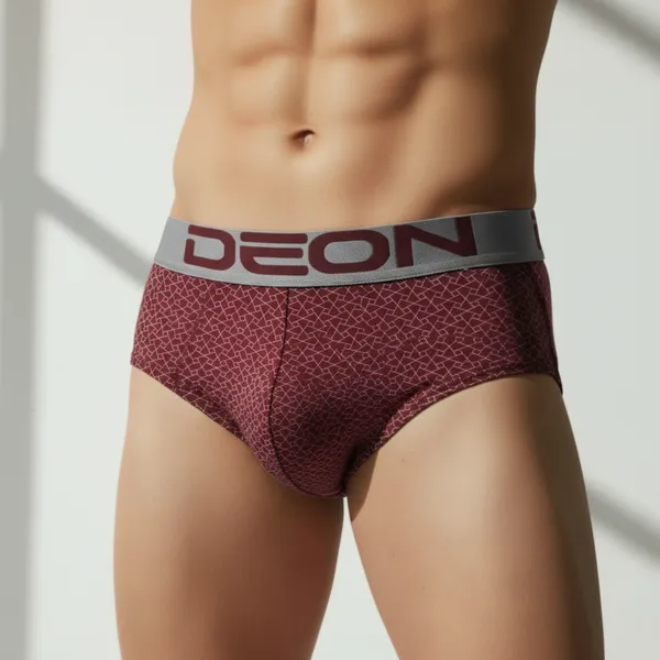 Cotton_Elastane_Printed_Brief_|_Ultra_Series_-_Super_Stretchable,_Metallic_Waistband_|_Confused_Wine
