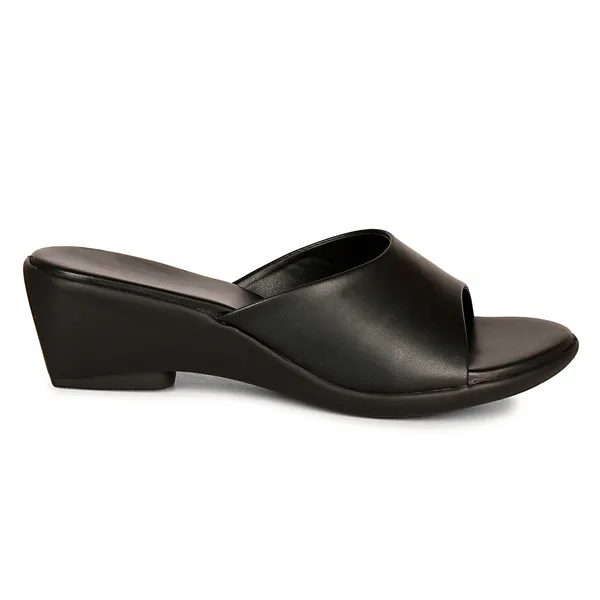 Black_Wedge_Slippers_For_Women_|_Premium_And_Durable_Slippers_For_Everyday_Use