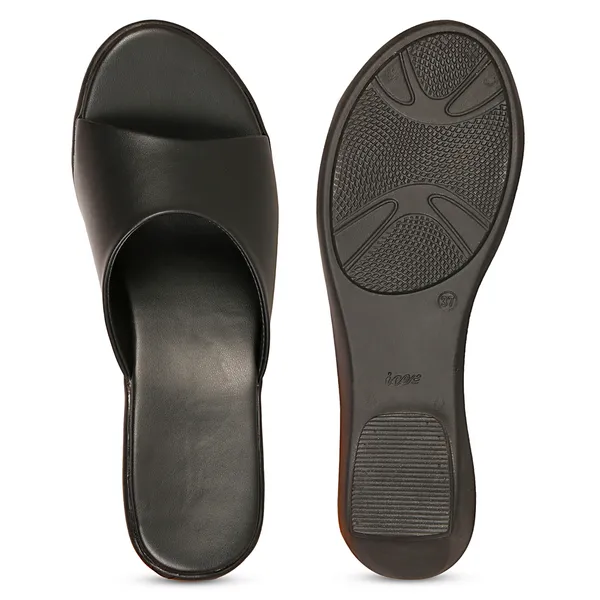 Black_Wedge_Slippers_For_Women_|_Premium_And_Durable_Slippers_For_Everyday_Use