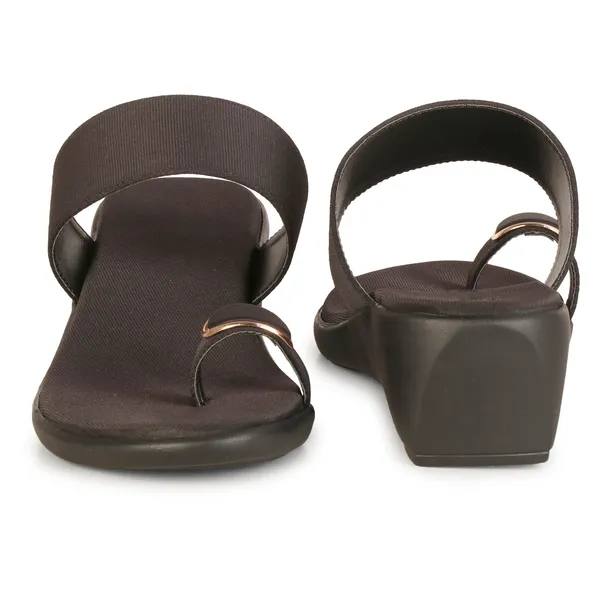 Black_Wedge_Slippers_For_Women_|_Premium_And_Durable_Slippers_For_Everyday_Use