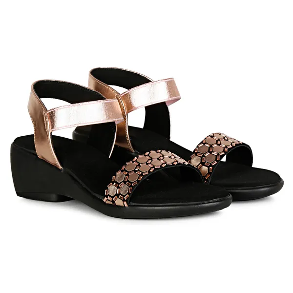 Rose_Gold_Wedge_Sandals_For_Women_|_Rose_Gold_Straps