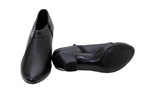 Black_Slip-On_Ankle_Boots_For_Women